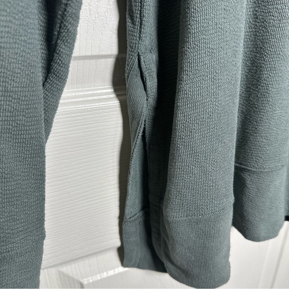 Aerie Women’s Small Vacay Everyday Oversized Sweatshirt Green Slouchy Beachy - Picture 5 of 16
